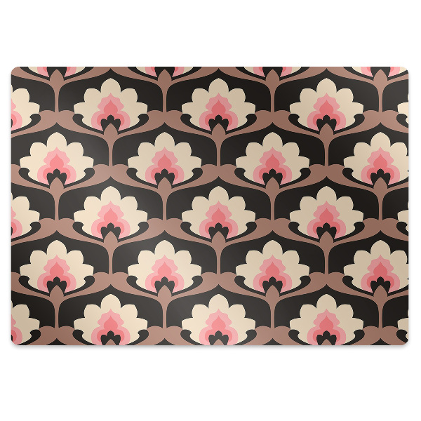 Tapis bureau Motif floral