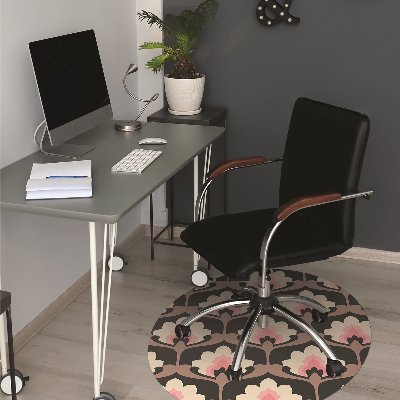 Tapis bureau Motif floral