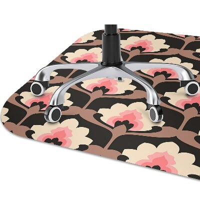 Tapis bureau Motif floral