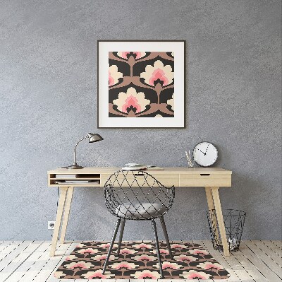 Tapis bureau Motif floral