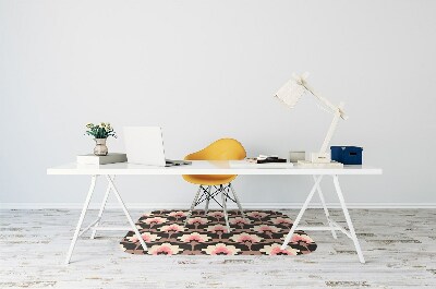 Tapis bureau Motif floral