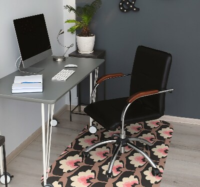 Tapis bureau Motif floral