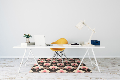 Tapis bureau Motif floral