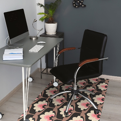 Tapis bureau Motif floral