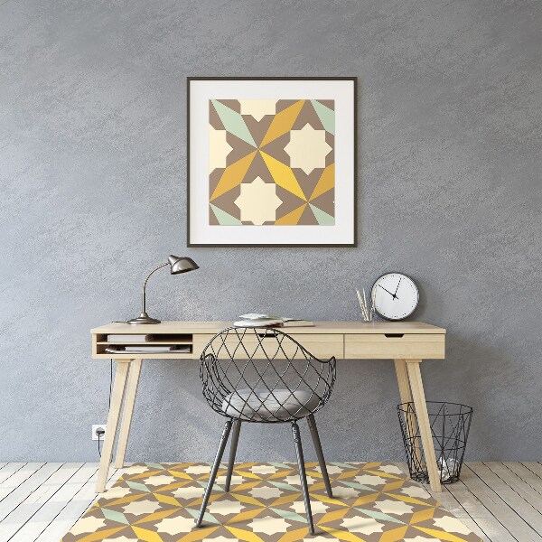 Tapis pour chaise de bureau Modèle rétro