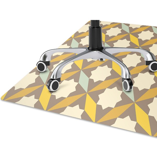Tapis pour chaise de bureau Modèle rétro