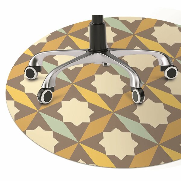 Tapis pour chaise de bureau Modèle rétro
