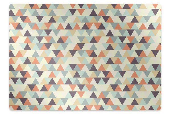 Tapis bureau Petits triangles