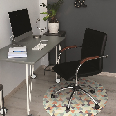 Tapis bureau Petits triangles