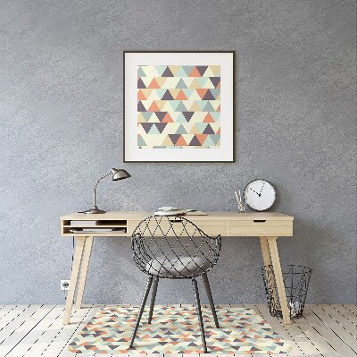 Tapis bureau Petits triangles