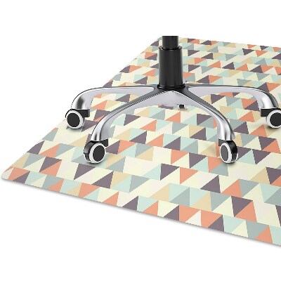 Tapis bureau Petits triangles