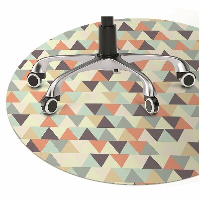 Tapis bureau Petits triangles