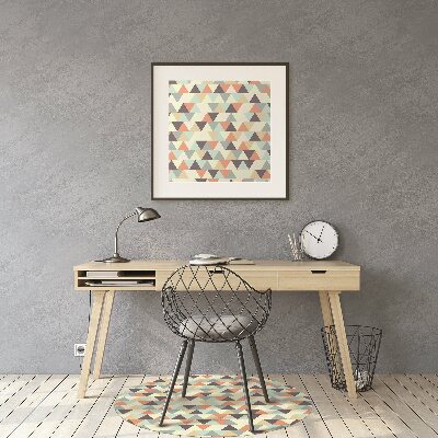 Tapis bureau Petits triangles