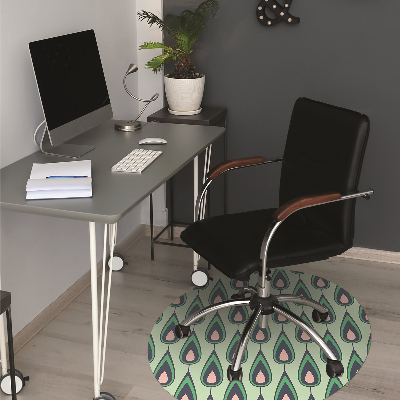 Tapis bureau Larmes vertes