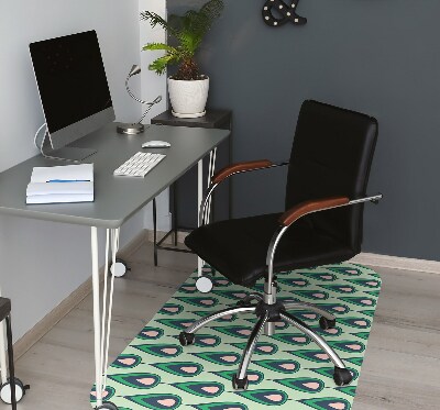 Tapis bureau Larmes vertes