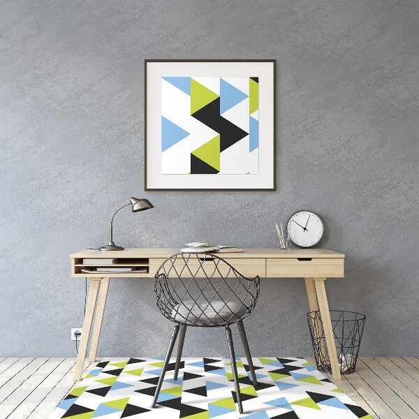 Tapis fauteuil bureau do biura Triangles volants