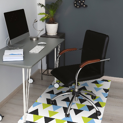 Tapis fauteuil bureau do biura Triangles volants