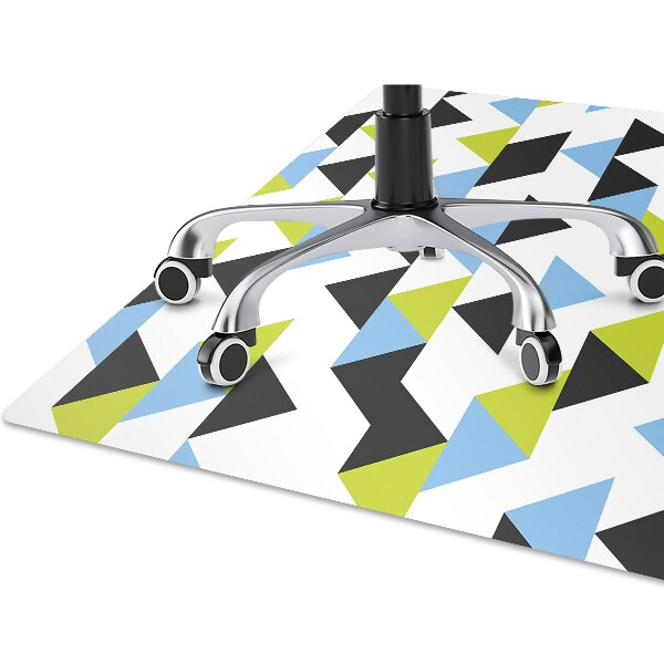 Tapis fauteuil bureau do biura Triangles volants