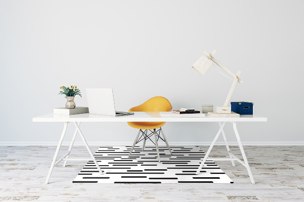 Tapis protège sol Lignes en pointillé