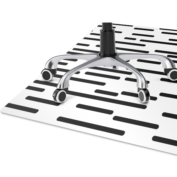 Tapis protège sol Lignes en pointillé