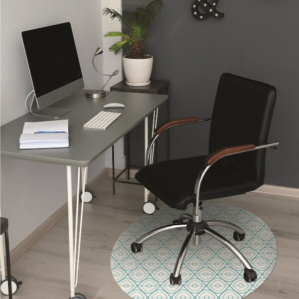 Tapis pour chaise de bureau Modèle rétro
