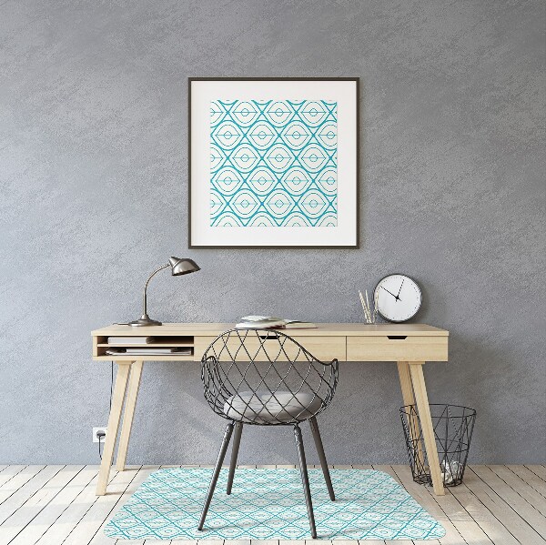 Tapis pour chaise de bureau Modèle rétro