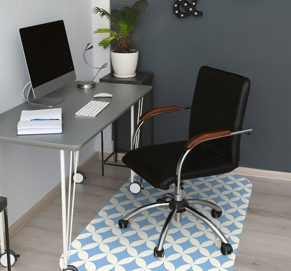 Tapis pour chaise de bureau Tuiles marocaines