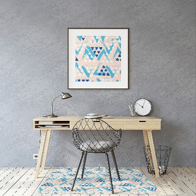 Tapis bureau Modèle triangle