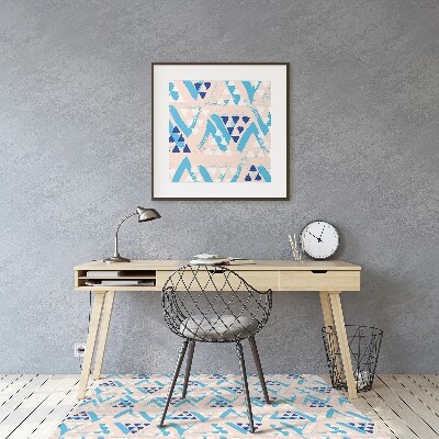 Tapis bureau Modèle triangle