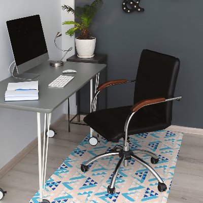 Tapis bureau Modèle triangle