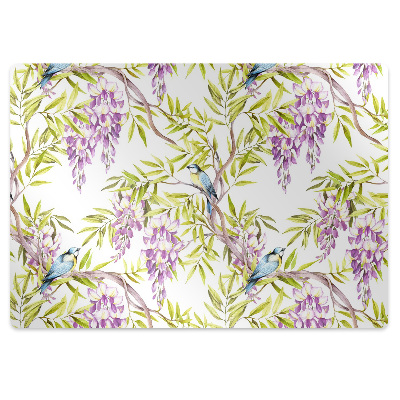 Tapis de chaise de bureau Oiseaux sur la branche