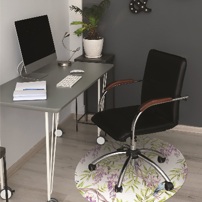 Tapis de chaise de bureau Oiseaux sur la branche