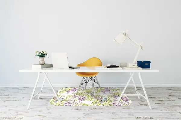 Tapis de chaise de bureau Oiseaux sur la branche