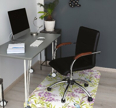 Tapis de chaise de bureau Oiseaux sur la branche