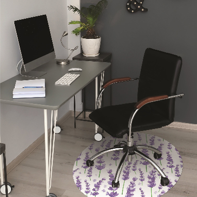 Tapis de chaise de bureau Lavande