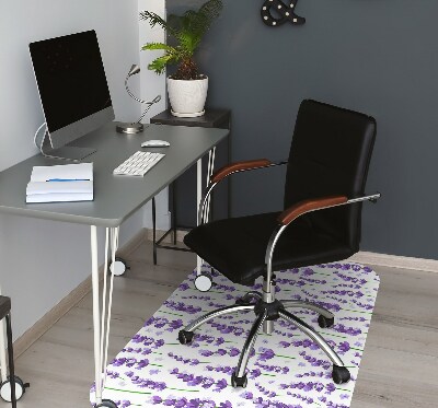 Tapis de chaise de bureau Lavande