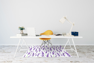 Tapis de chaise de bureau Lavande