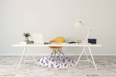 Tapis de chaise de bureau Lavande