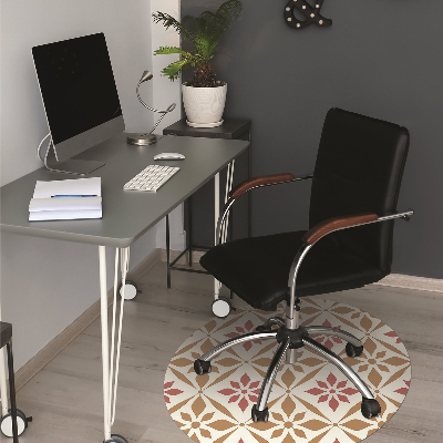 Tapis pour chaise de bureau Motif floral