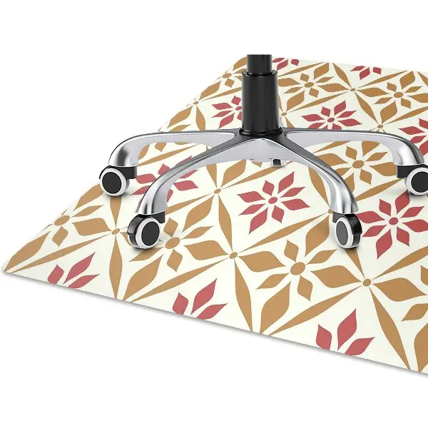 Tapis pour chaise de bureau Motif floral