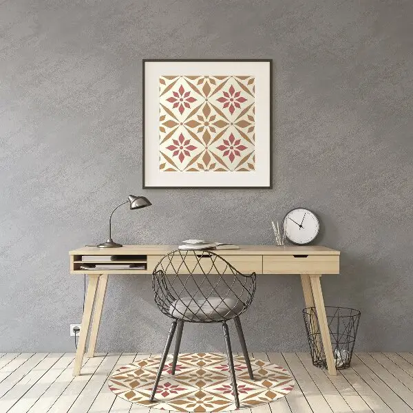 Tapis pour chaise de bureau Motif floral