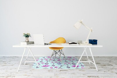 Tapis pour chaise de bureau Crocus avec des oignons