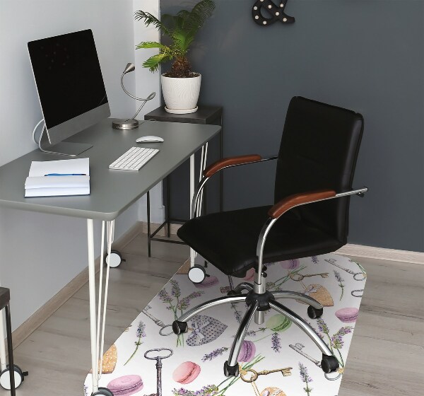 Tapis pour chaise de bureau Vieilles clés rétro