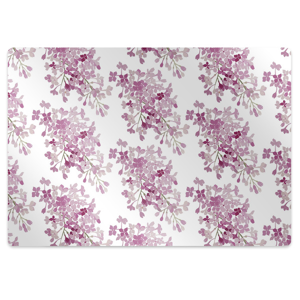 Tapis bureau Fleurs roses