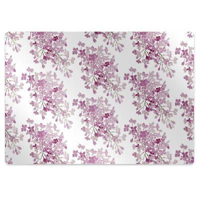 Tapis bureau Fleurs roses