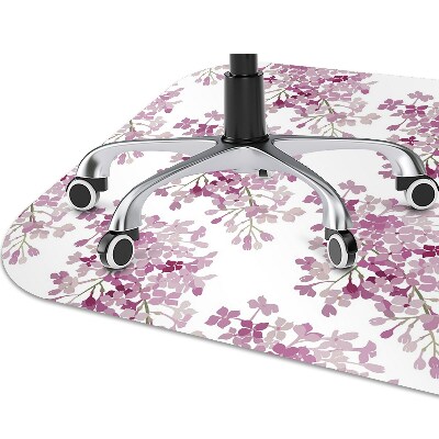 Tapis bureau Fleurs roses