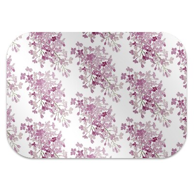 Tapis bureau Fleurs roses