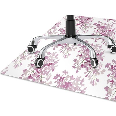 Tapis bureau Fleurs roses