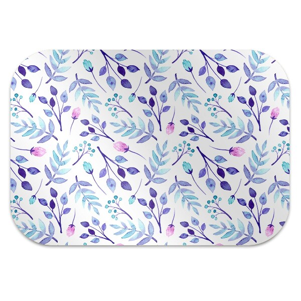 Tapis fauteuil bureau do biura Brindilles violettes