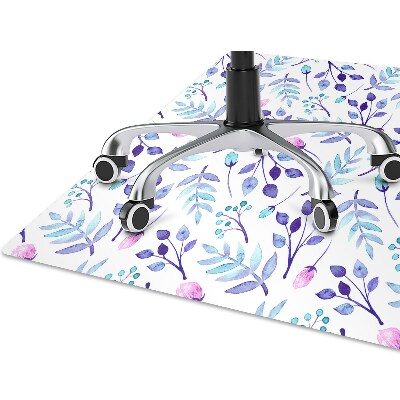 Tapis fauteuil bureau do biura Brindilles violettes